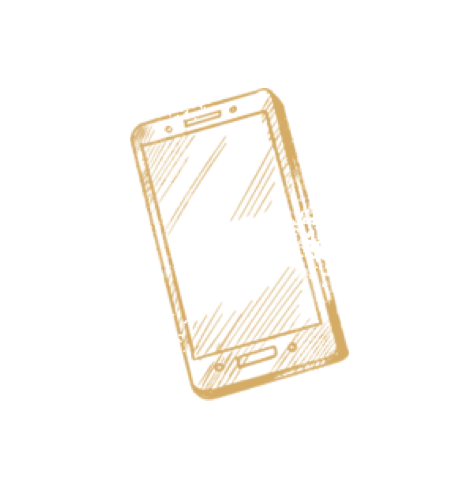 L'aile du digital — téléphone stylisé
